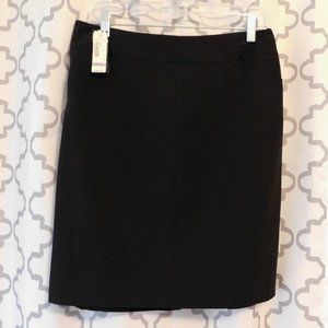 Worthington Black Lined Mini Skirt With Slit In The Back  - 8P (NWT)